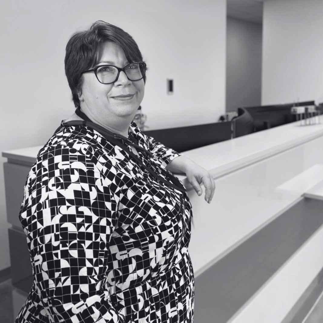 Kerstin Boysen am Empfang ihres Unternehmens